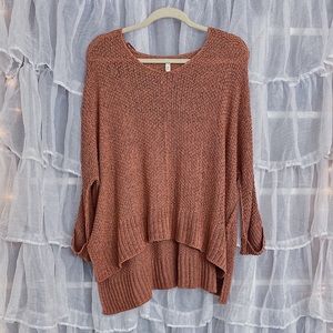 Boutique: Rose pink, knit, tunic, sweater